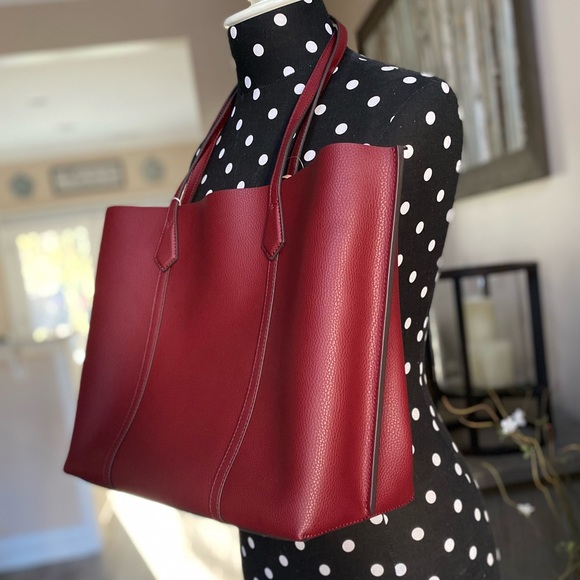 Tory Burch Perry Leather Tote - Picture 3 of 10